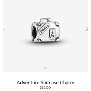 Pandora Adventure Suitcase Charm